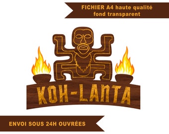 Totem Koh Lanta Etsy