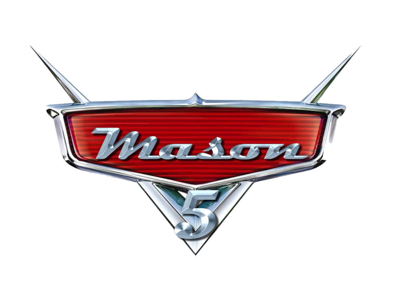 Disney Cars logo with name 11x8 digital file Etsy