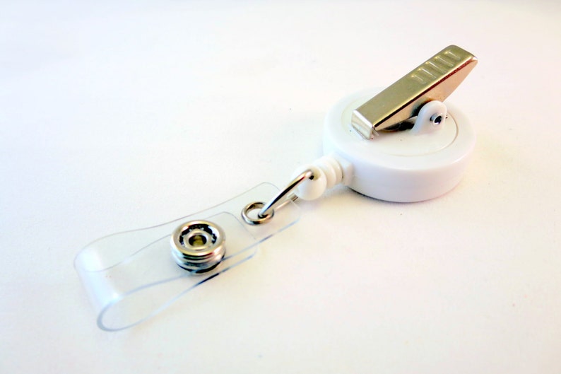 Rehab Nurse Retractable ID Badge Holder-Name Badge Holder-Nurses Badge-Badge Clip-Badge Reels-Pediatric-RN-Nursing Badge Holder