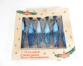 blue ornaments