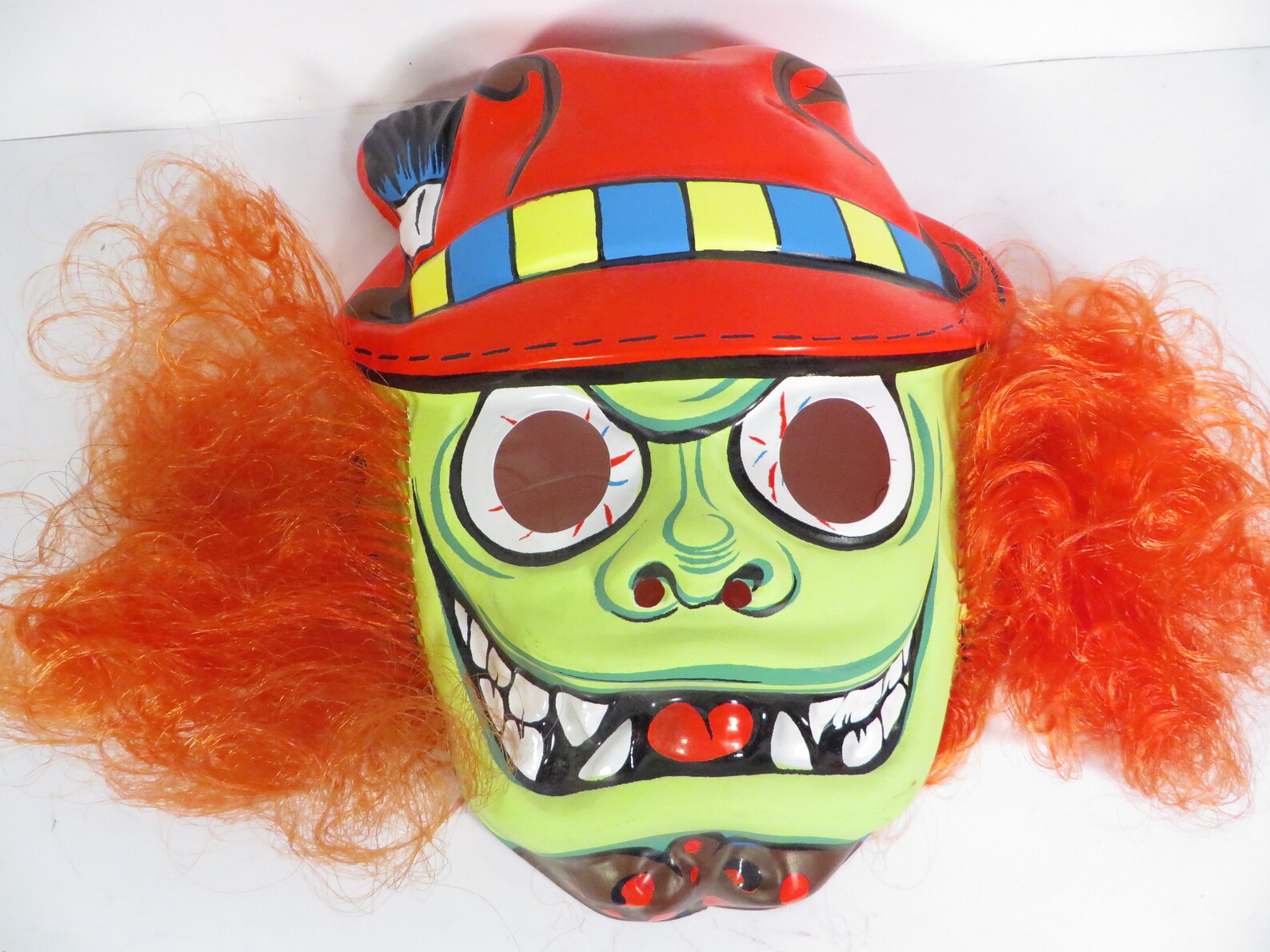 Vintage Clown Mask Vintage Halloween Creepy Clown Mask Etsy