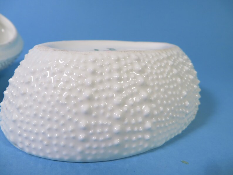 Mann Bone China Easter Egg Covered Dish Vintage Ceramic Rose Covered Egg