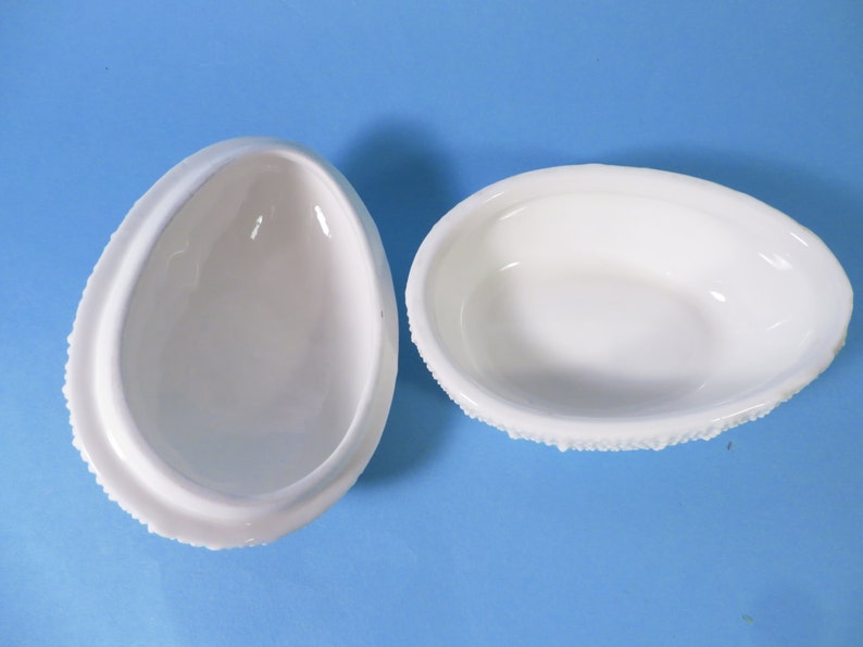 Mann Bone China Easter Egg Covered Dish Vintage Ceramic Rose Covered Egg