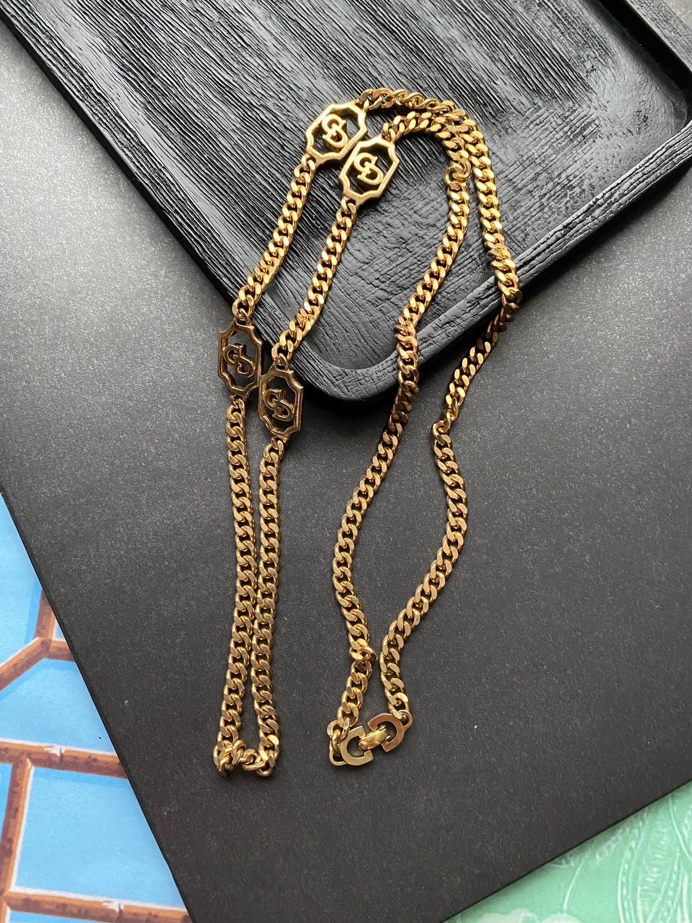 Vintage Dior Long Necklace - Etsy