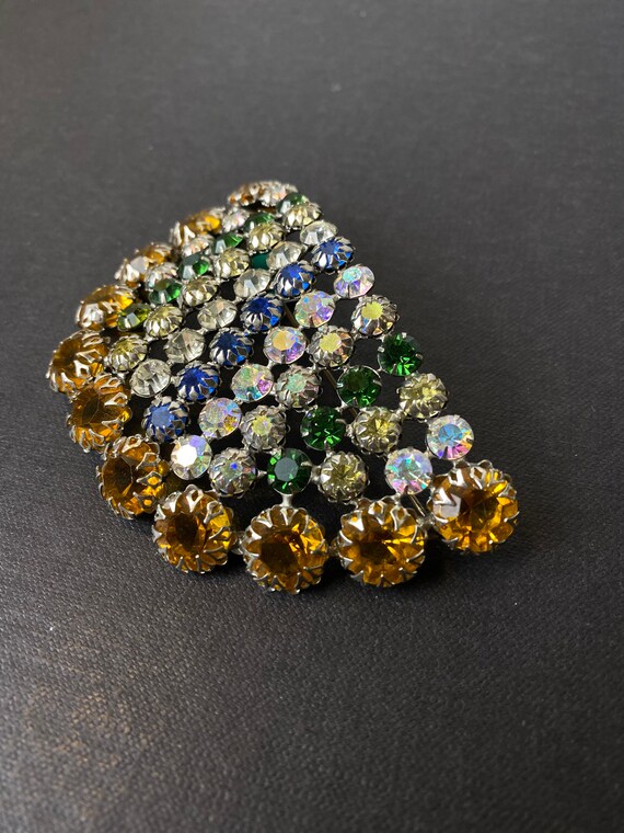 Cis Countess semi circular multi colour rhineston… - image 2