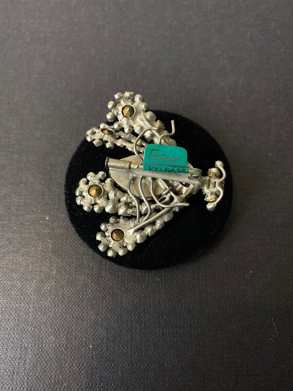 Cis countess bee motif multi-colour rhinestone an… - image 4