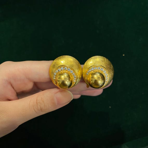 Vintage Unsigned 1980s round sea shell-like shape… - image 3