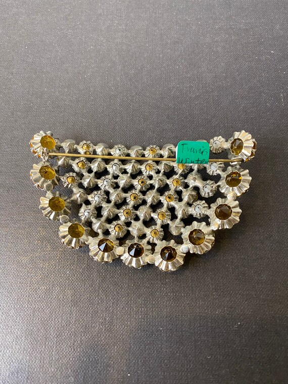 Cis Countess semi circular multi colour rhineston… - image 3