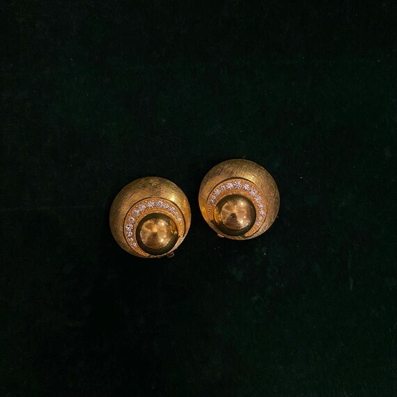 Vintage Unsigned 1980s round sea shell-like shape… - image 1