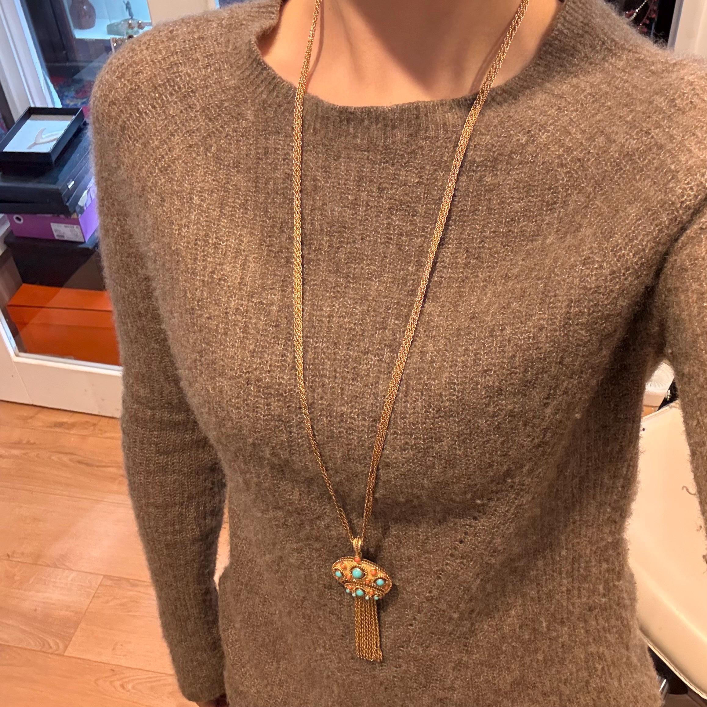 ヴィンテージ トリファリ サイン入り ターコイズオレンジ グラス