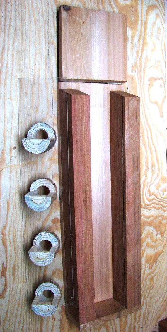 Comedero Para Pájaros Grande De Madera De Cedro, Hecho A Mano, Estilo Rústico – TBNUP #1B