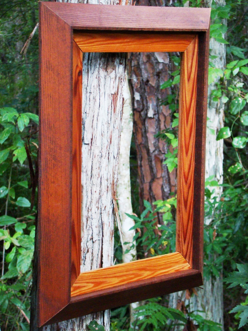 Rustic 12x18 frame handmade from beautiful red cedar wood Etsy