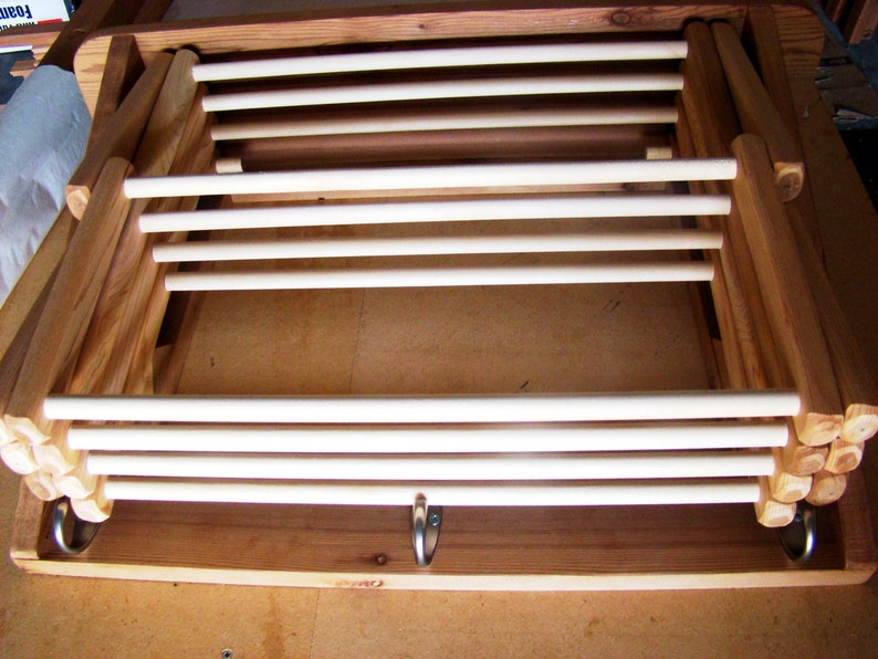 Wooden Wall Mounted Drying Rack Use as a Clothes Drying Rack Etsy Wooden Wall Mounted Drying Rack Use as a Clothes Drying Rack Etsy