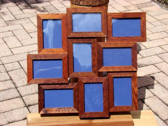 Rustic Weathered 4x6 Collage Frames Wall Photo 9