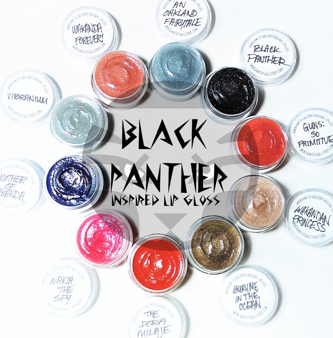 Black Panther Inspired Lip Gloss Etsy