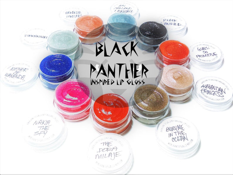 Black Panther Inspired Lip Gloss Etsy