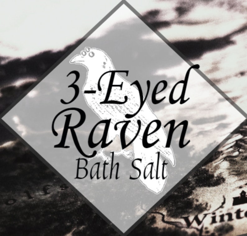 3-Eyed Raven Game Of Thrones inspired bath salt image 1