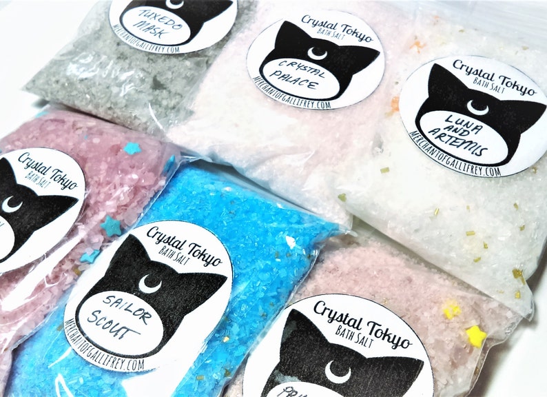 Crystal Tokyo Sailor Moon inspired bath salts image 2