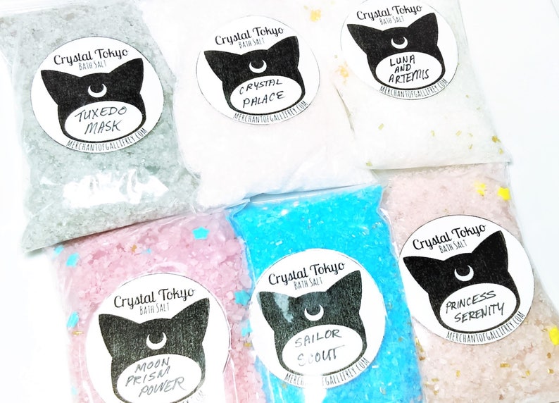 Crystal Tokyo Sailor Moon inspired bath salts image 1