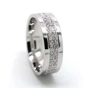 6mm 925 Silver Wedding Band Man/Woman, Filigree Silver Ring, Woman wedding band Engraved Matching ring