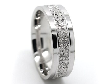 6mm 925 Sterling Silver Ring Men Woman, Engraved Filigree Wedding Band, Mens Engagement Promise Ring