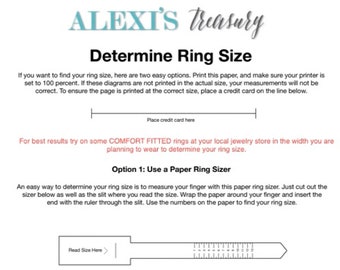 US/CA Cheap Ring Sizer Download Ring Size Chart Paper Ring Sizer • International Ring Chart