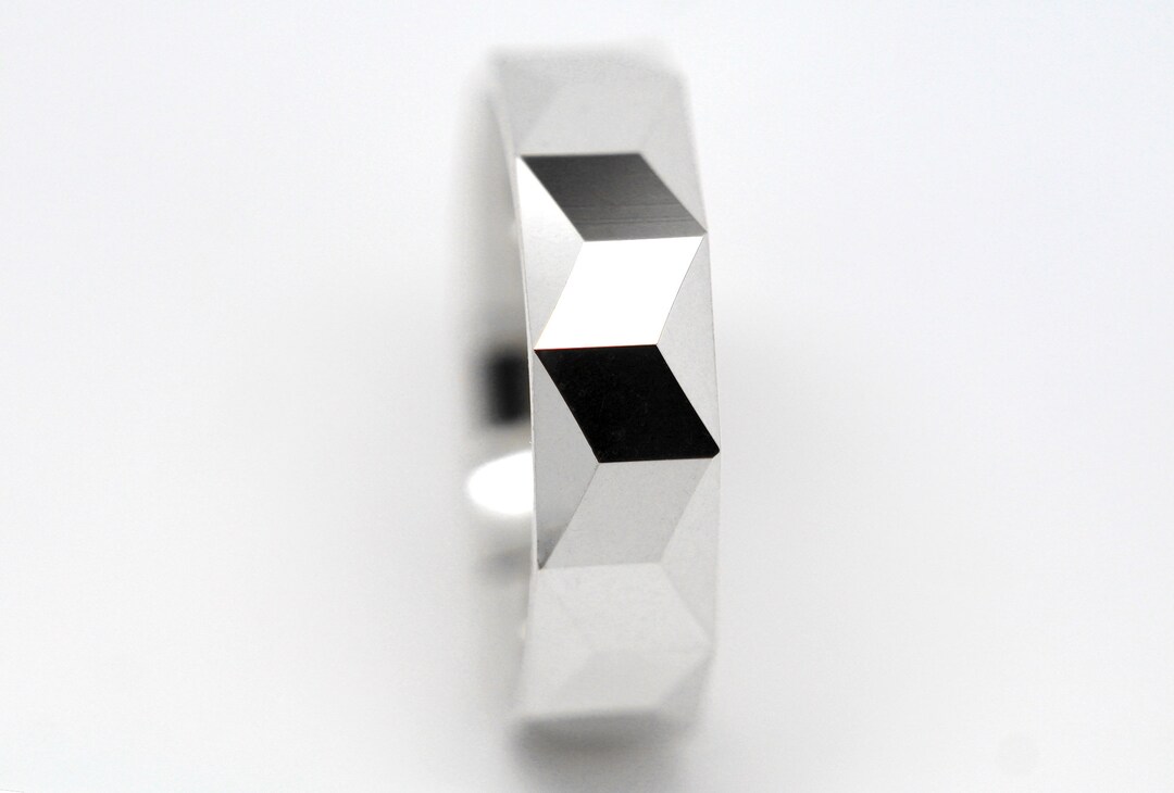 6mm Ring Wedding Ring for Men, 925 Sterling Silver Wedding Band ...