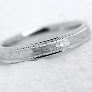 3mm 925 Silver Hammered Wedding Band for Woman/Man, 925 Sterling Silver, Stacking Ring, Hammered Band, Matching Ring