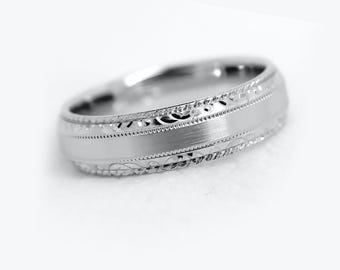 Custom Order for Yocycle, 6mm 925 Silver ring, size 6.5 US