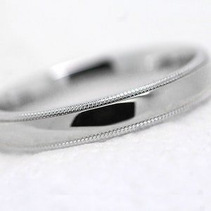 3mm Solid Silver Wedding Ring for Women & Men, Mans Silver Wedding Band Minimalist Ring, 925 Sterling Silver, Women&#39;s wedding band,
