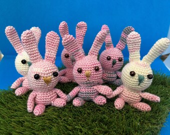 Crochet Easter Bunny Toy, handmade, baby shower, soft toy, gift for kids