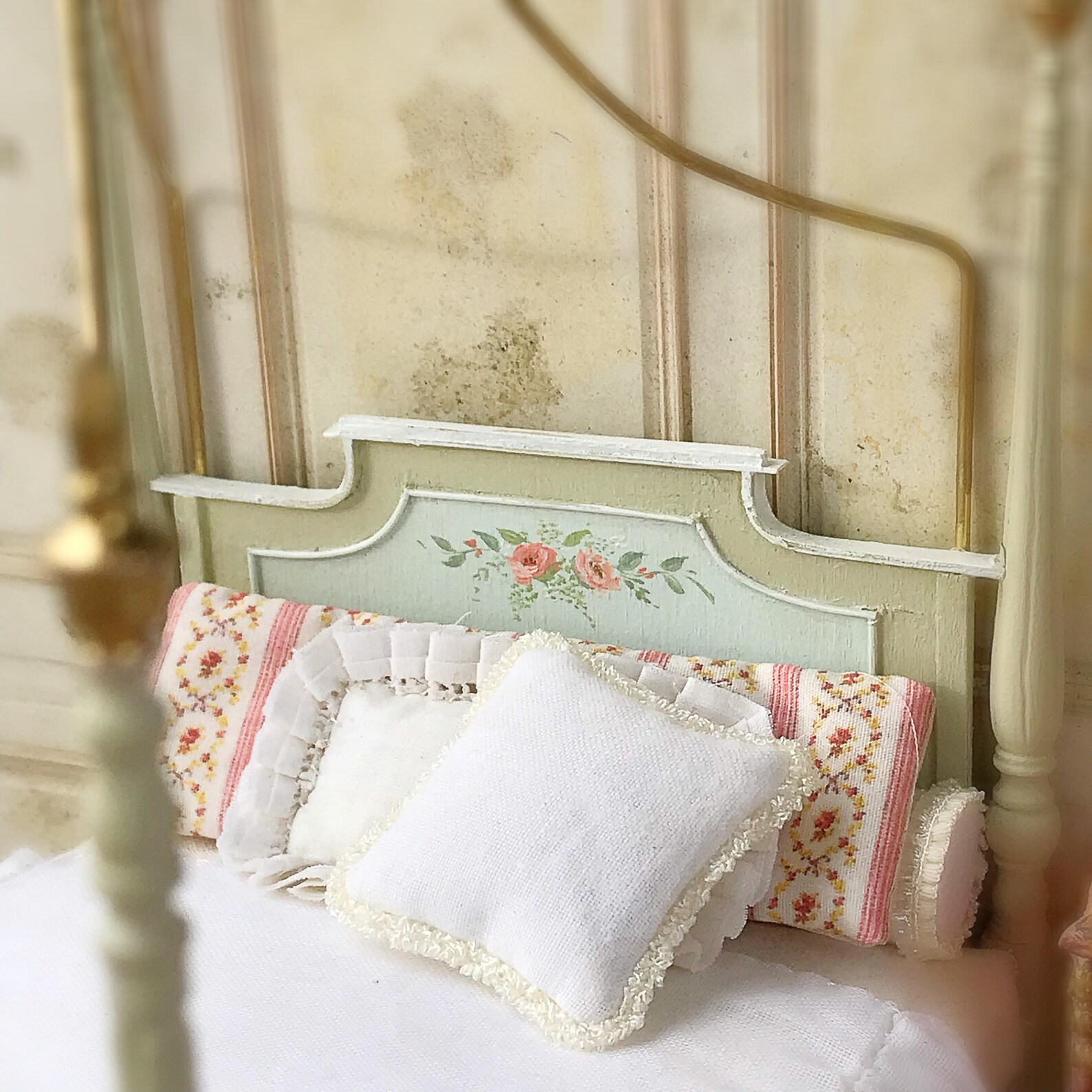 French Country Canopy Bed 112 Dollhouse Scale Etsy