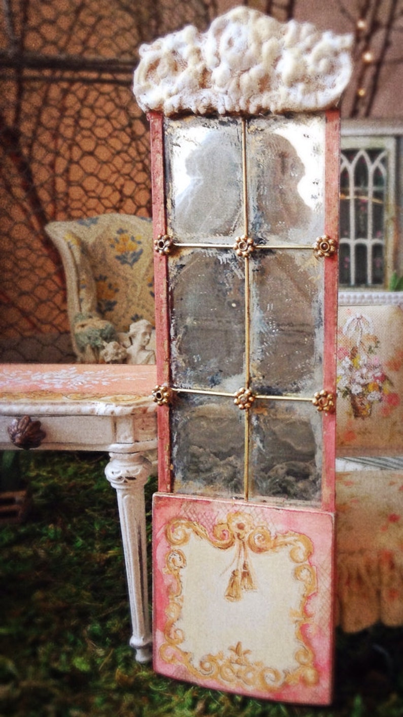 Trompe l'oeil French Panel Mirror Etsy