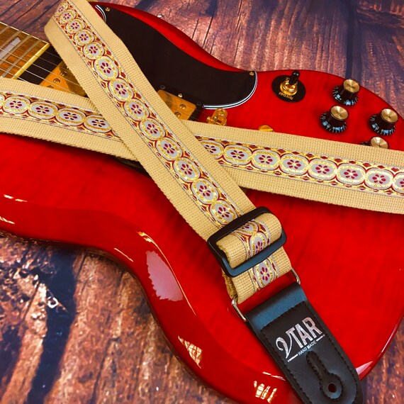 Bohemian outlet guitar strap
