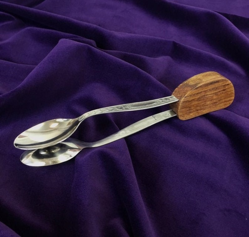 Hand Crafted Stainless Steel Percussion Musical Spoons Etsy