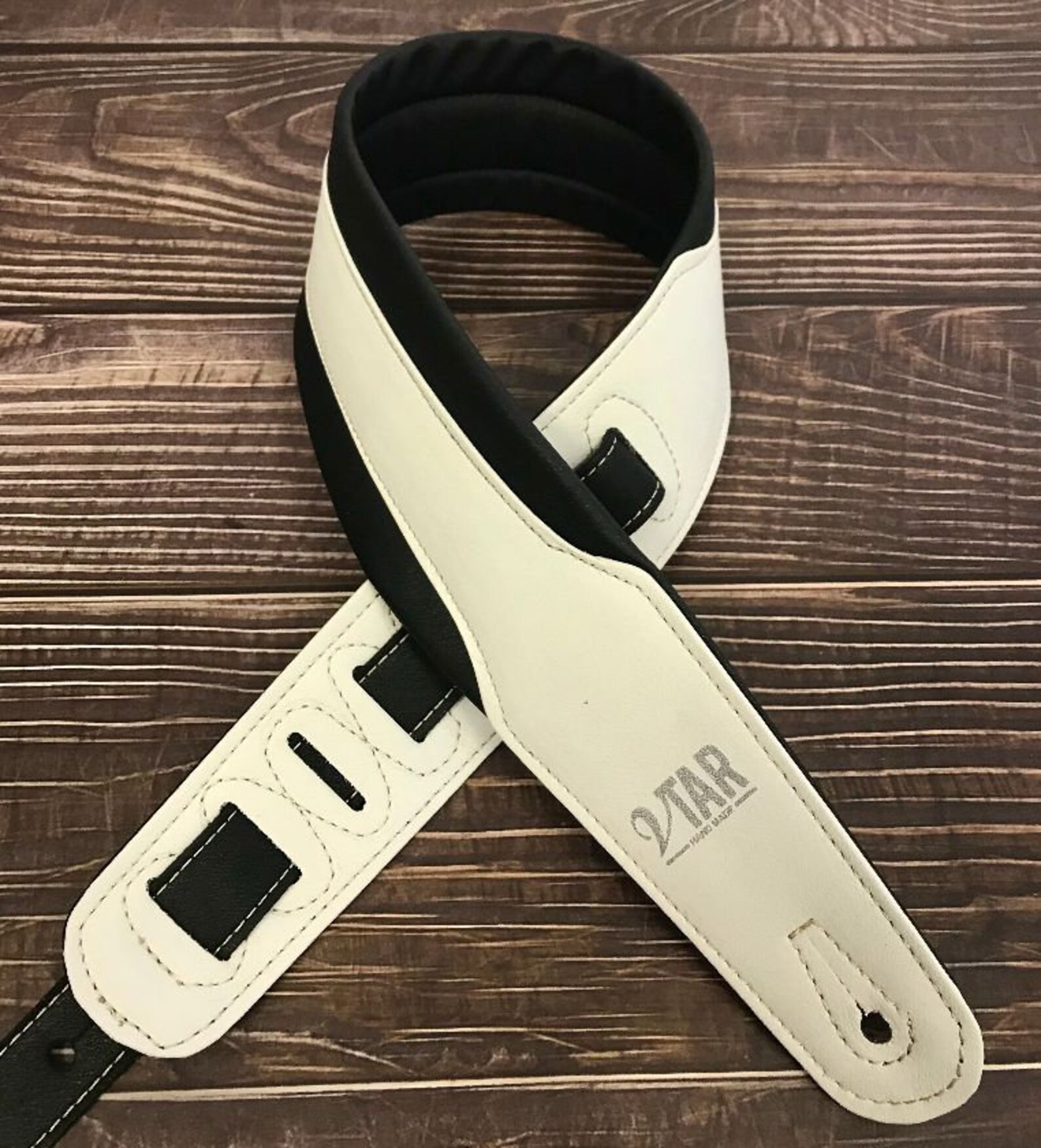 Pearl White Acoustic Electric Guitar Strap Racer Series Etsy UK