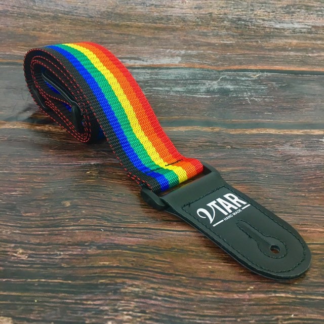 Bi flag guitar sale strap