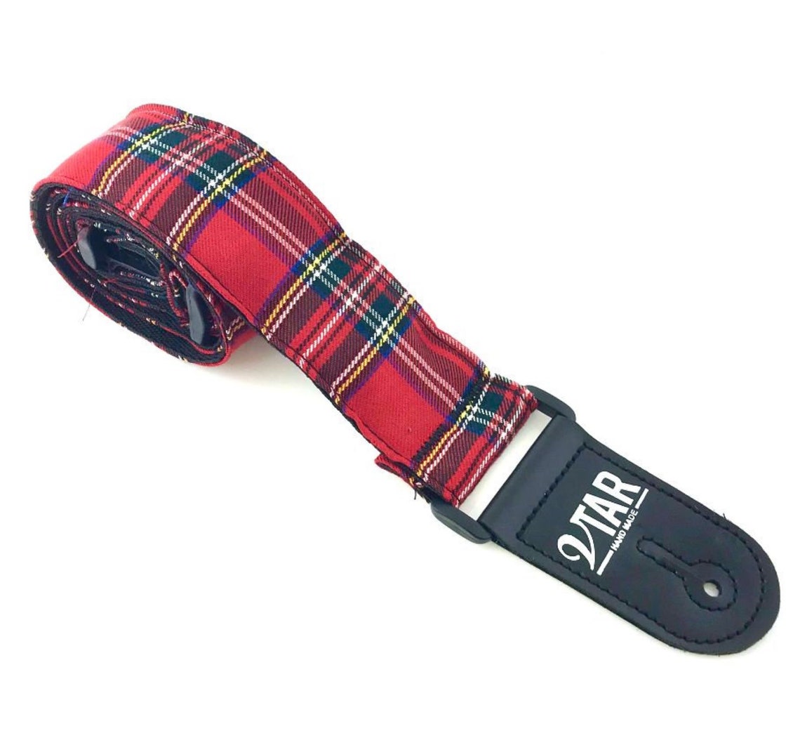 Handmade Tartan Plaid Guitar Strap by VTAR With Adjustable Etsy