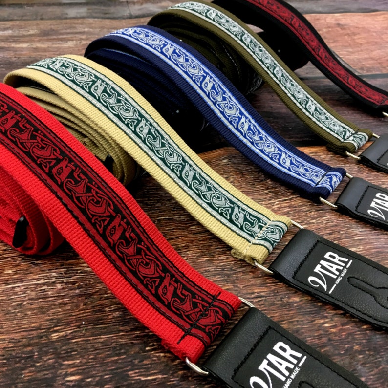 Handmade Irish Celtic Hemp Guitar Strap by VTAR Made With Etsy