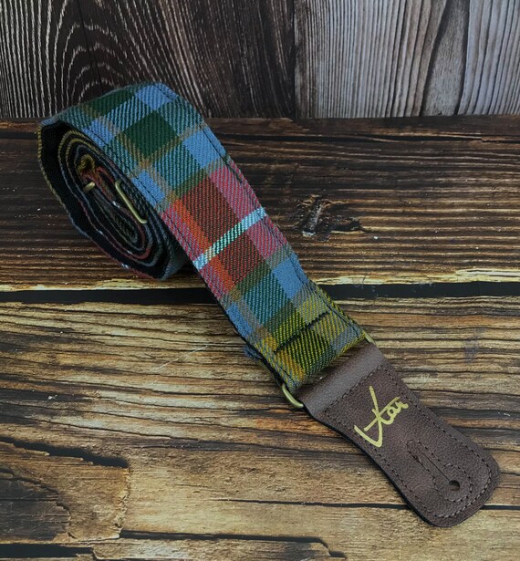 Handmade Scottish Tartan 70's Guitar Strap by VTAR With -  Norway