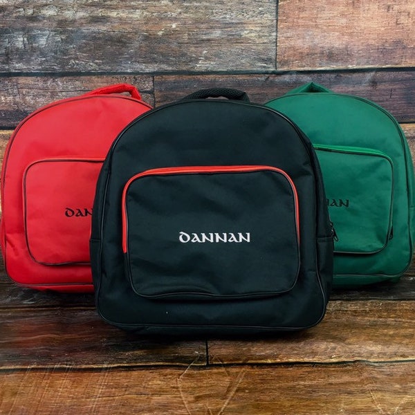 Deluxe Dannan Padded Bodhran Case Bag with Shoulder Straps and Storage Pocket 16" (3 Colours)