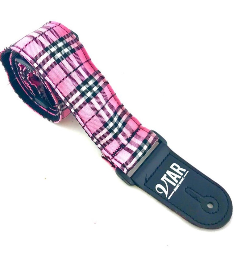 Handmade Tartan Plaid Guitar Strap by VTAR With Adjustable Etsy