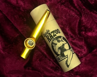 Suzy's Kazoo Gold-Plated - Original Boxed - 1940s Edition