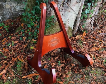 The Universal Wooden Dannan Guitar Display Stand - Mahogany