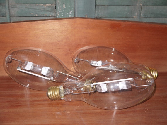 Large Vintage Industrial Light Bulbs Steampunk Industrial Etsy
