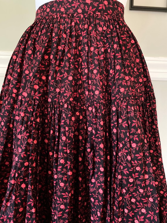 Vintage 1960s Handmade Midi Circle Skirt - image 2