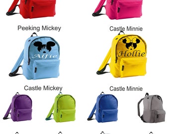 Minnie Mouse Backpack - Etsy UK