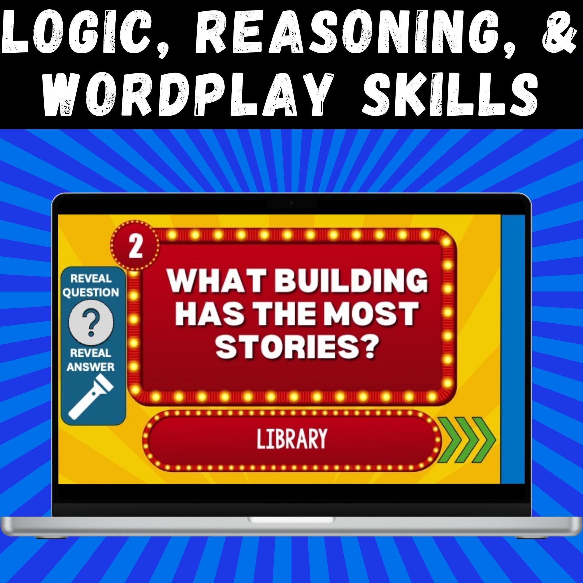 Virtual Riddles Riddles Challenge Powerpoint Game, Family Fun Game Night, Games for ...