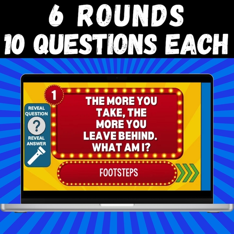 Virtual Riddles Riddles Challenge Powerpoint Game, Family Fun Game Night, Games for ...