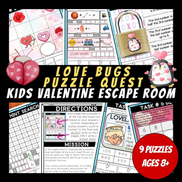 Kids Escape Game - Etsy